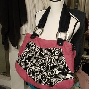 1154 LILL Studio hobo pink and black bag